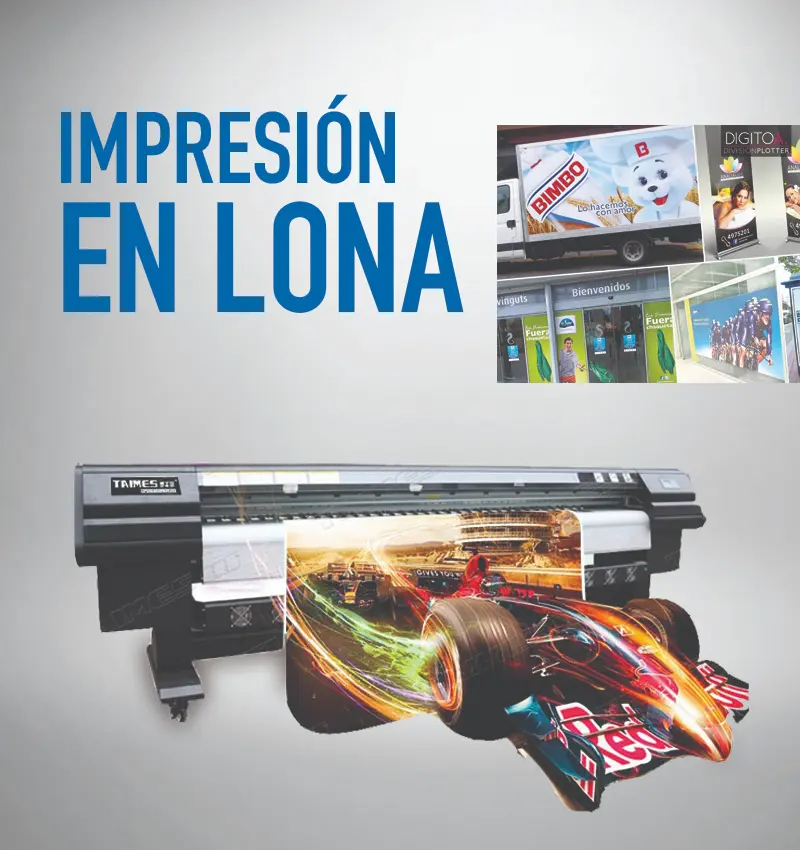 Lona impresa m²